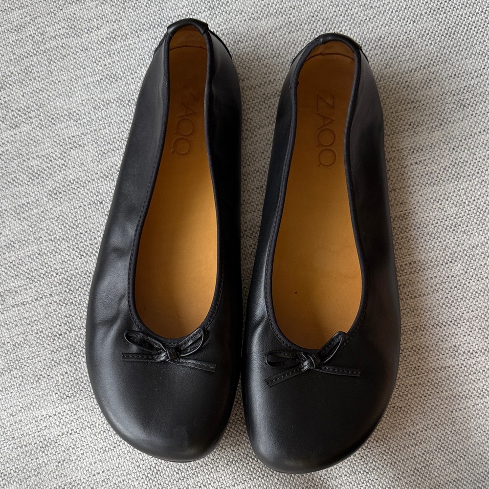 Barefoot Natural Toe Box Sz 12 Elegant Leather Ballet Flats